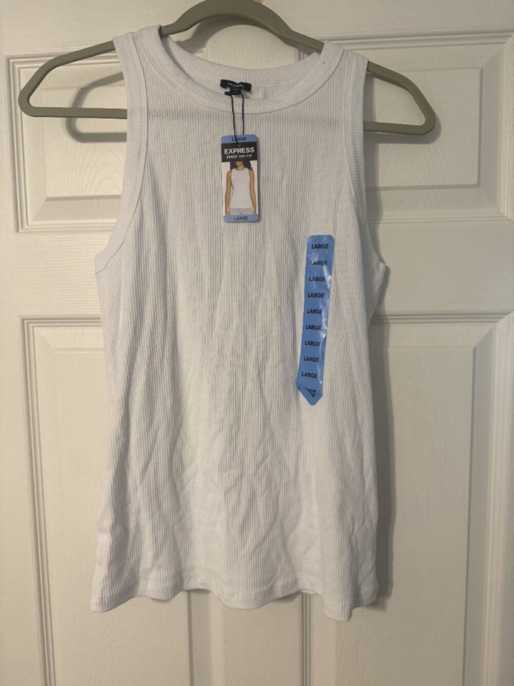 Express Women's Ribbed Tank Top - Picture 3 of 5